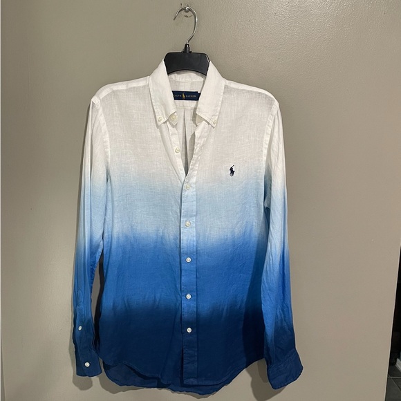 Ralph Lauren Other - Ralph Lauren Ombré Linen Button Down Shirt